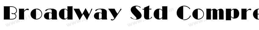 Broadway Std Compres字体转换